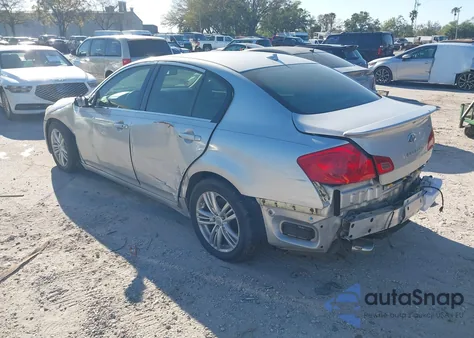 2012 Infiniti G37 Journey from USA, damaged, VIN JN1CV6AP2CM935923
